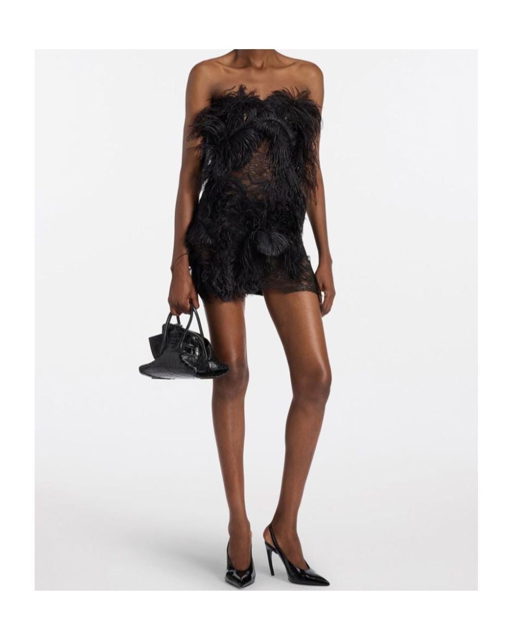 The Attico Black The Mini Dress