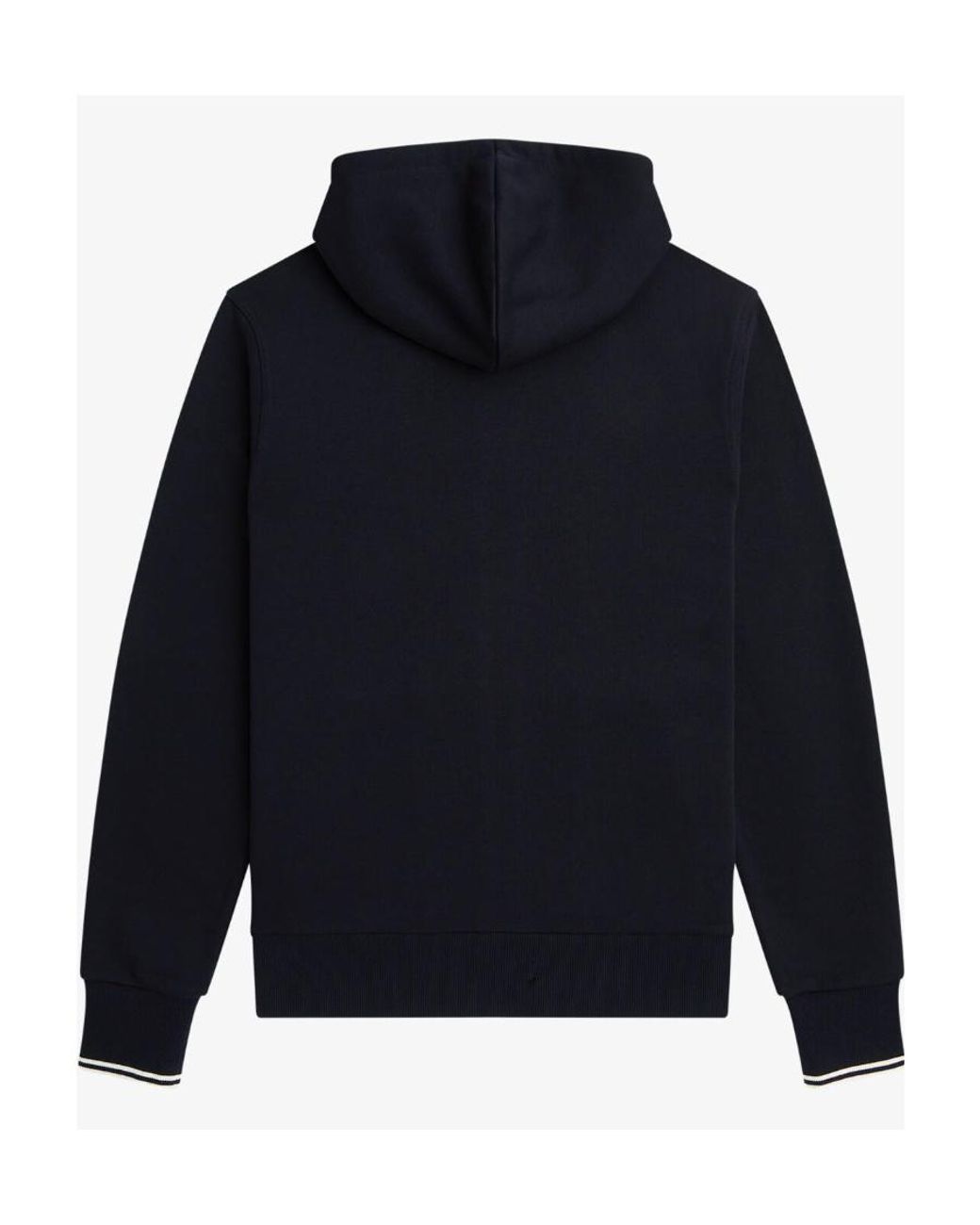 Fred Perry Blue Hooded Zip Knitwear for men