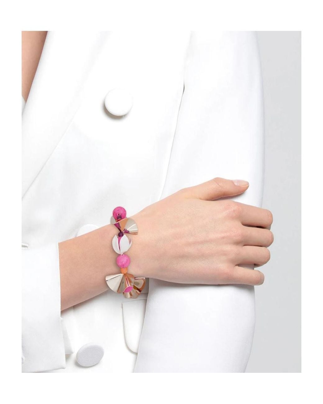 Isabel Marant Pink Minimalist Fashion Bracelet