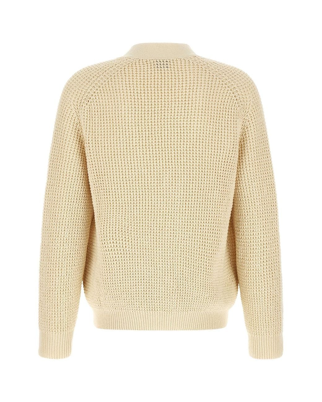 Boss Natural Honeycomb Knit Cardigan for men