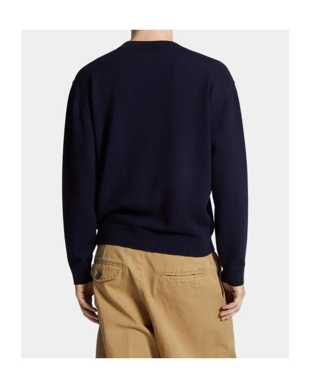 DSquared² Blue Logo-Printed Crewneck Sweatshirt for men