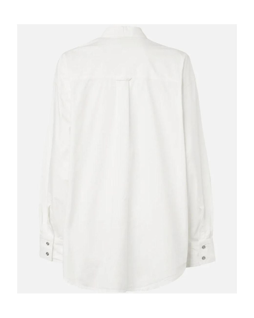Pinko White Pocket Zipped Shirt