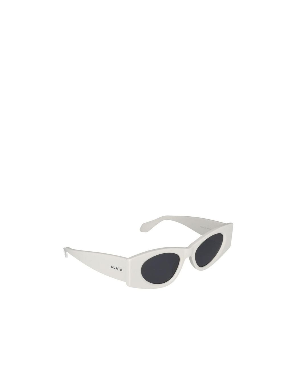 Alaïa White Alaïa Cat-Eye Frame Sunglasses