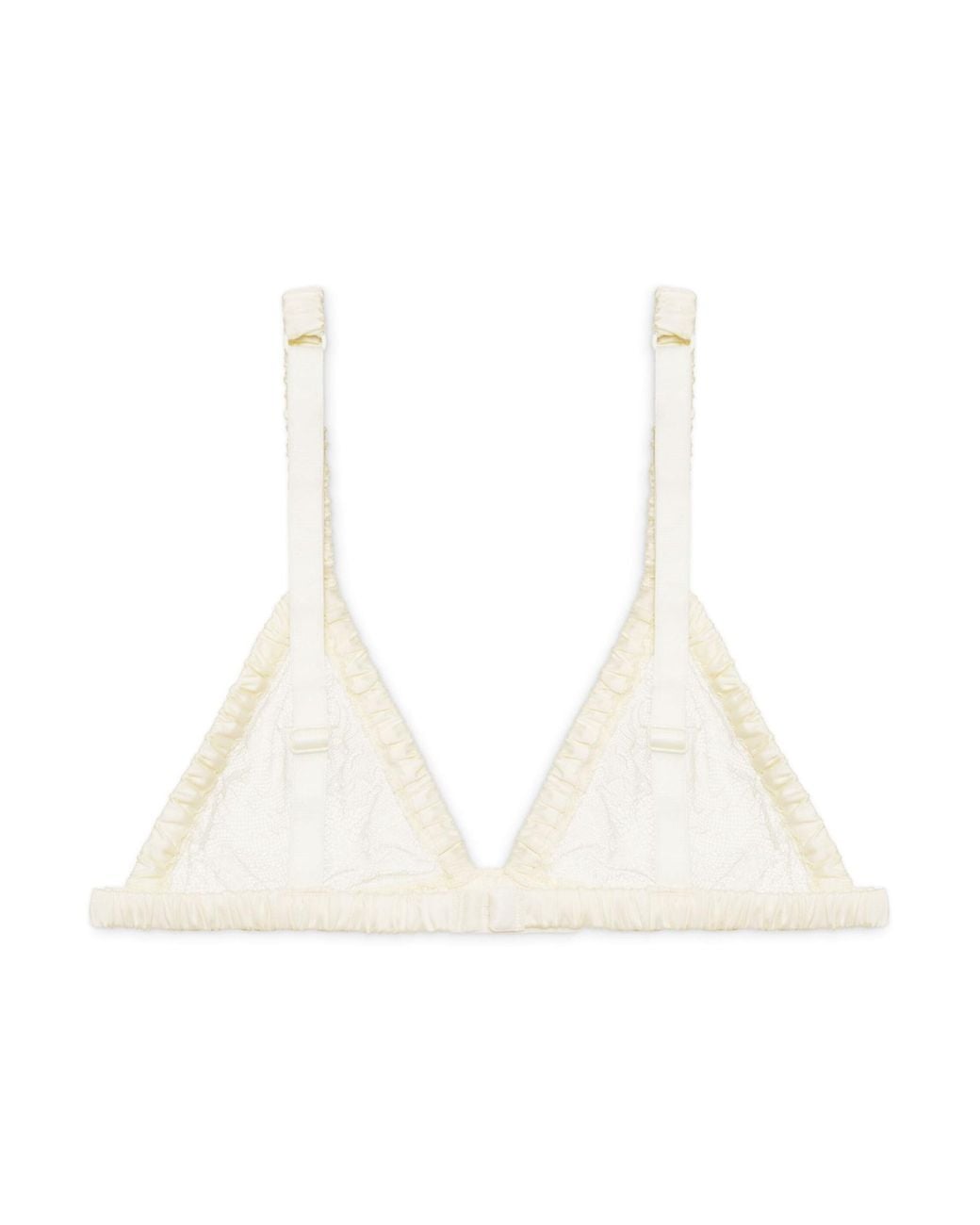 Anine Bing White Lorel Bra