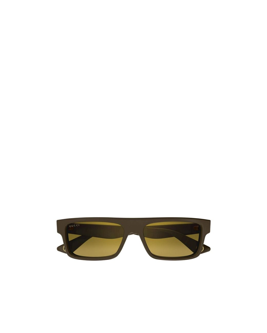 Gucci Green Eyewear Rectangular Frame Sunglasses for men