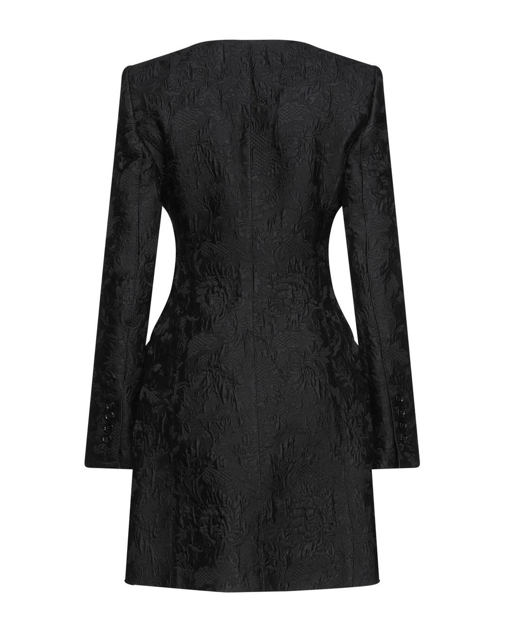 Dolce & Gabbana Black Minimalist Blazer Dress