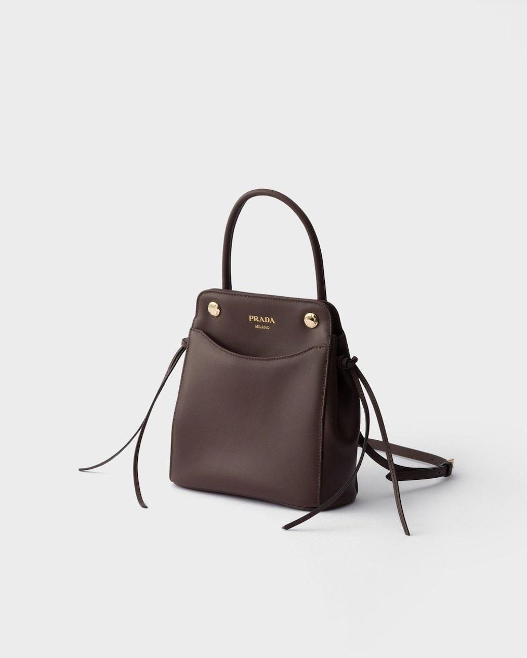 Prada Brown Carry Mini Shoulder Bag