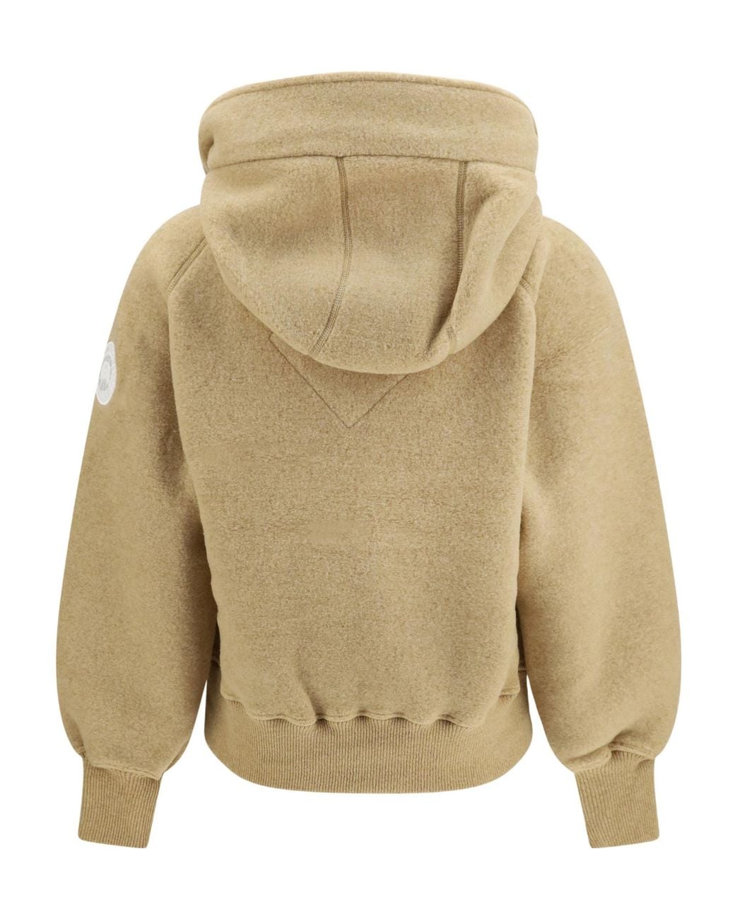 Canada Goose Natural Zip-Up Hooded Hoodie