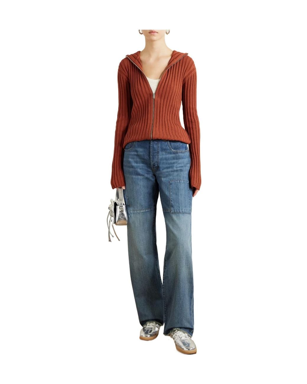 Wales Bonner Blue Chance Frayed Straight-Leg Jeans