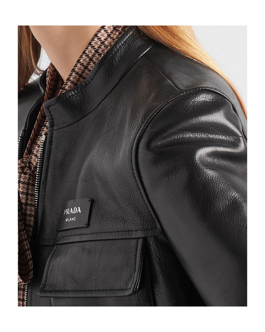 Prada Black Leather Jacket