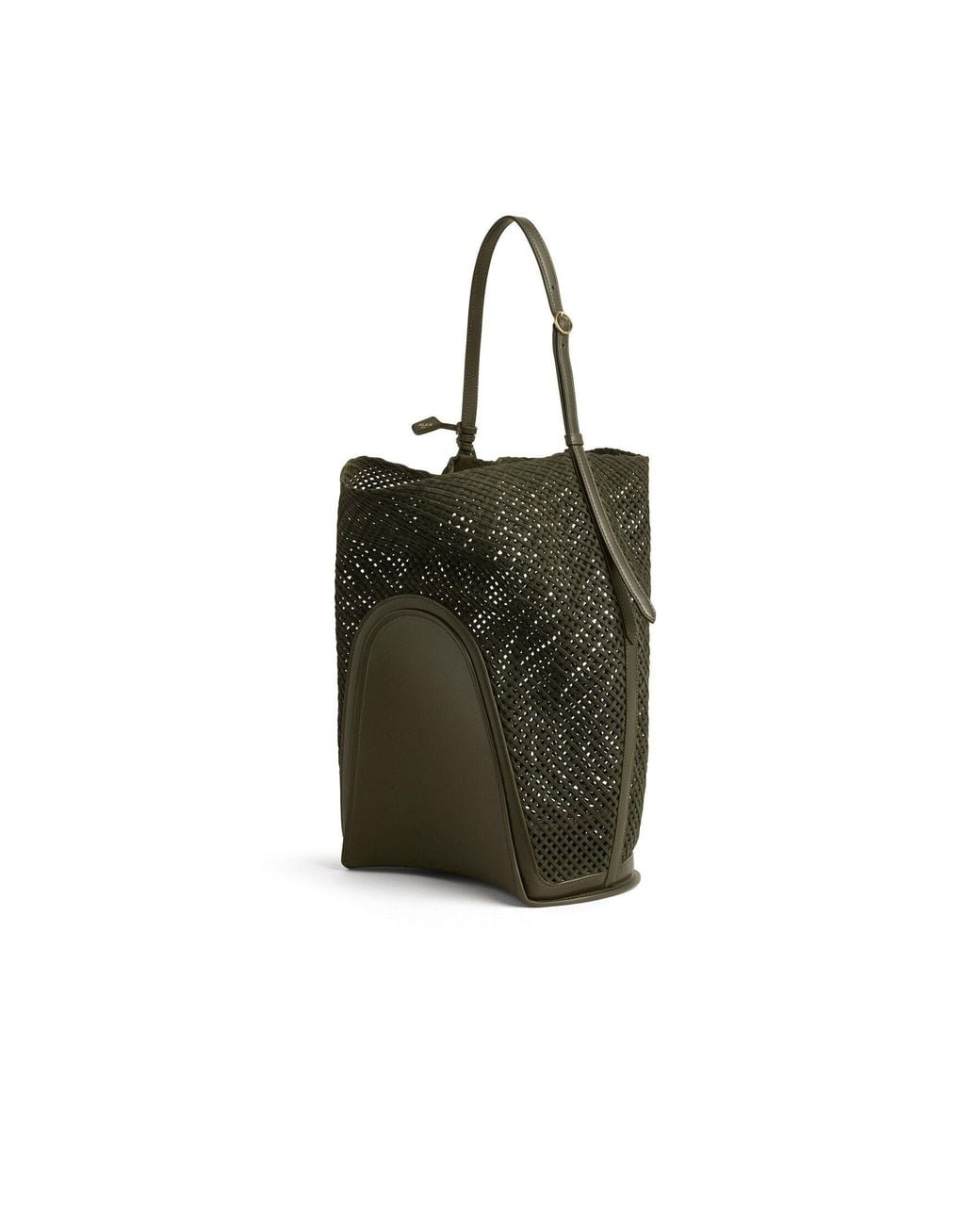 Alaïa Black Alaïa Le Hip Large Mesh Bucket Bag
