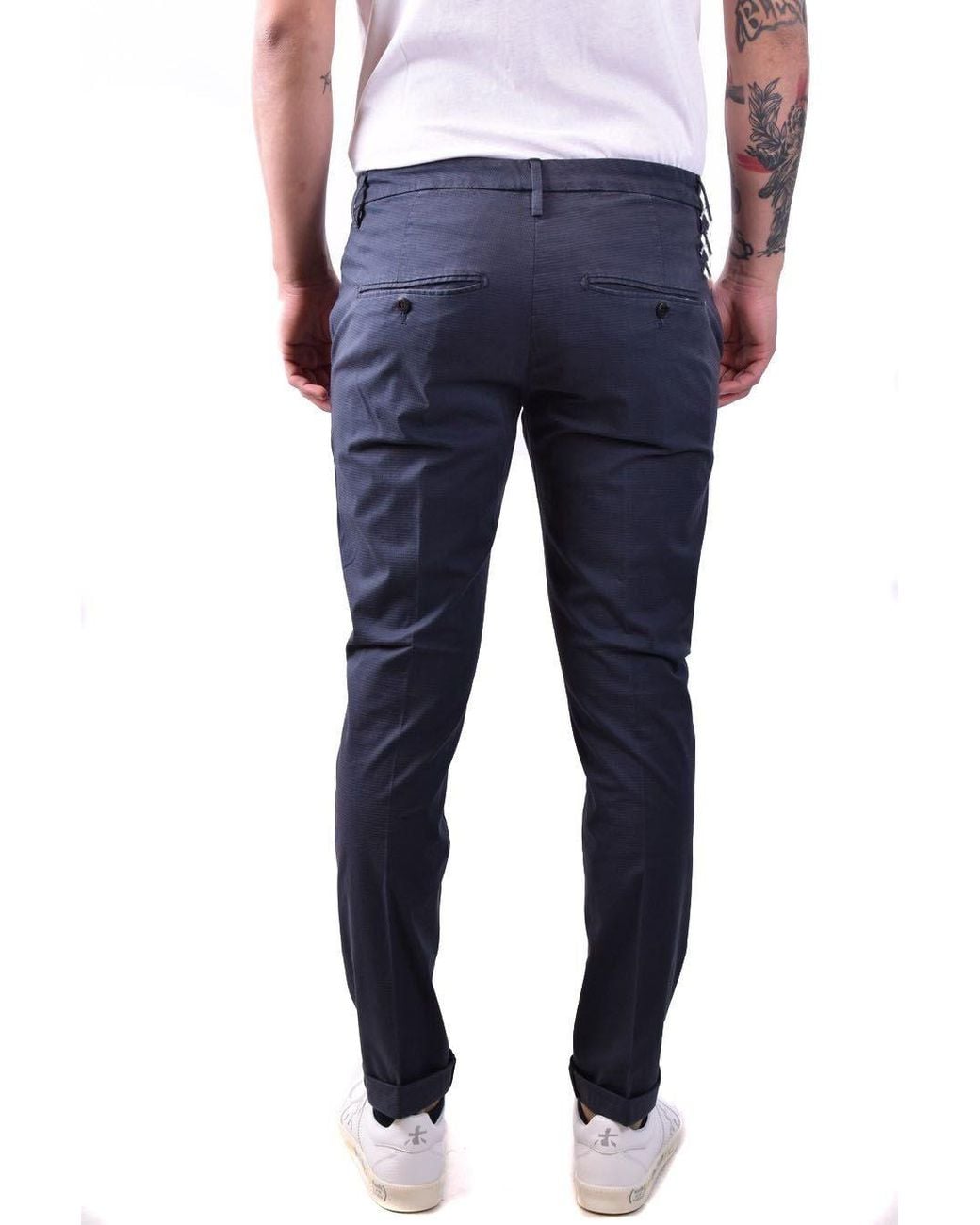 Dondup Blue Trousers for men