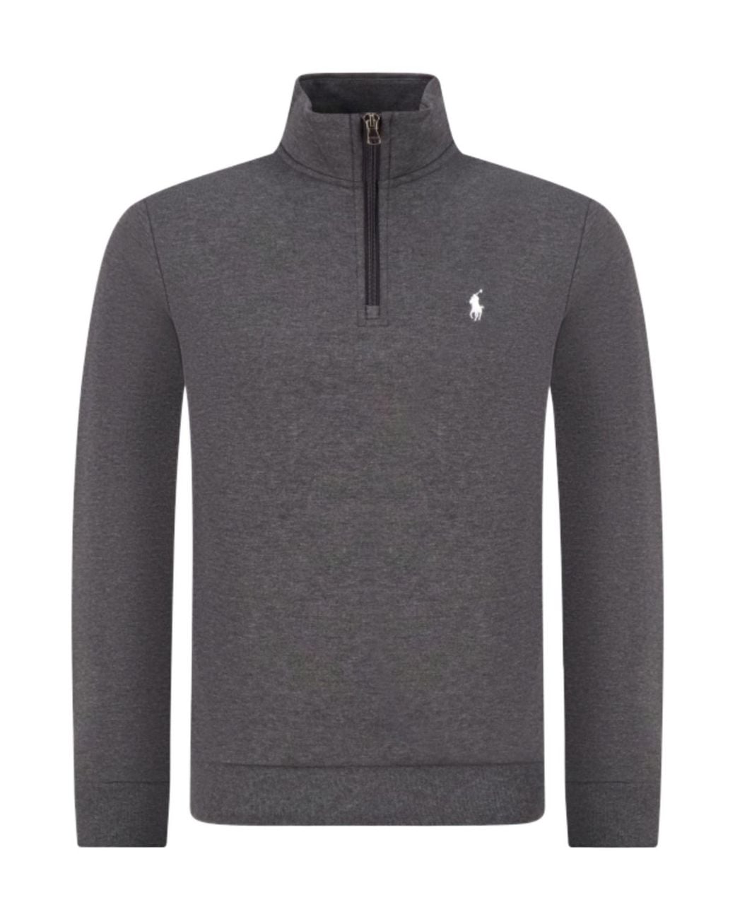 Polo Ralph Lauren Gray Blended Turtleneck Sweatshirt for men