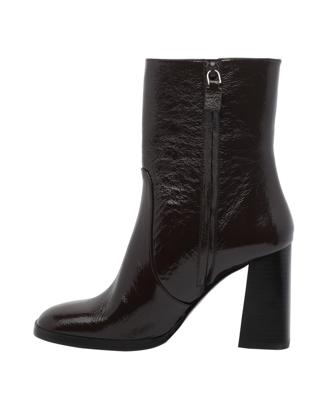 Stuart Weitzman Black Vera Zip-Up Ankle Boots