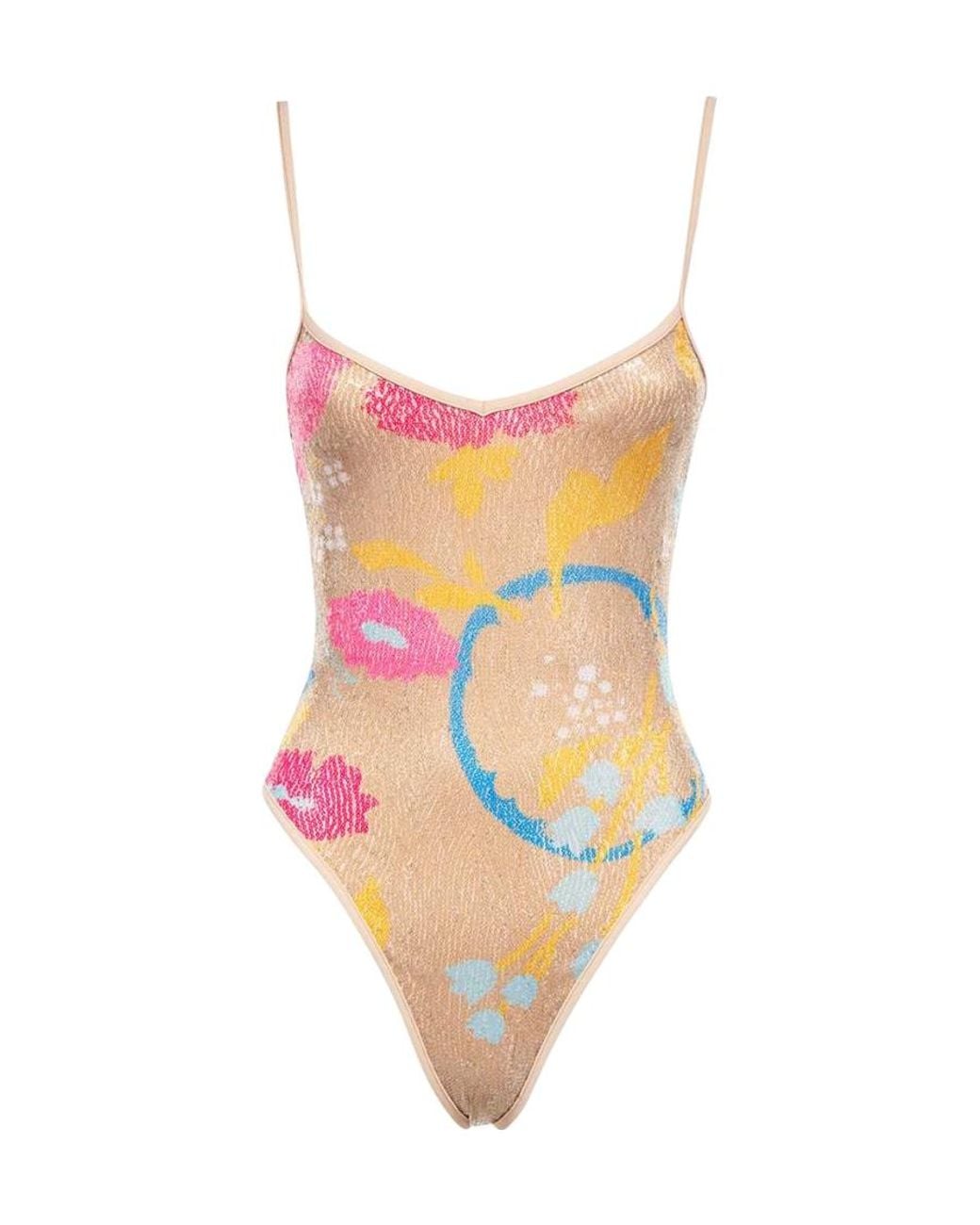 DSquared² Pink Sequin-Embellished Swimsuit