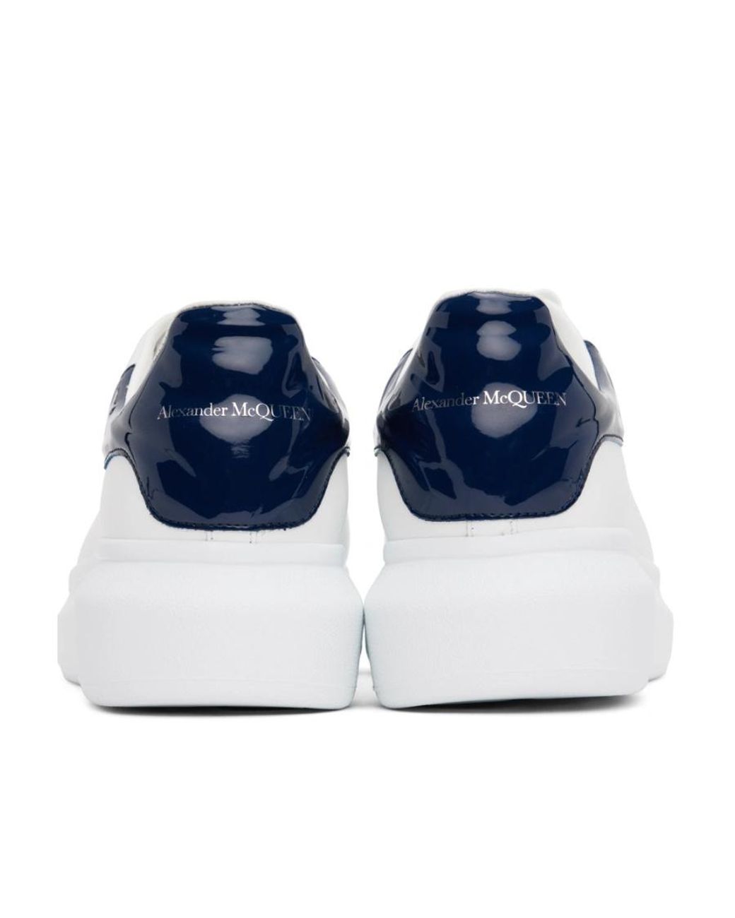 McQueen White Oversized Low-Top Sneakers for men