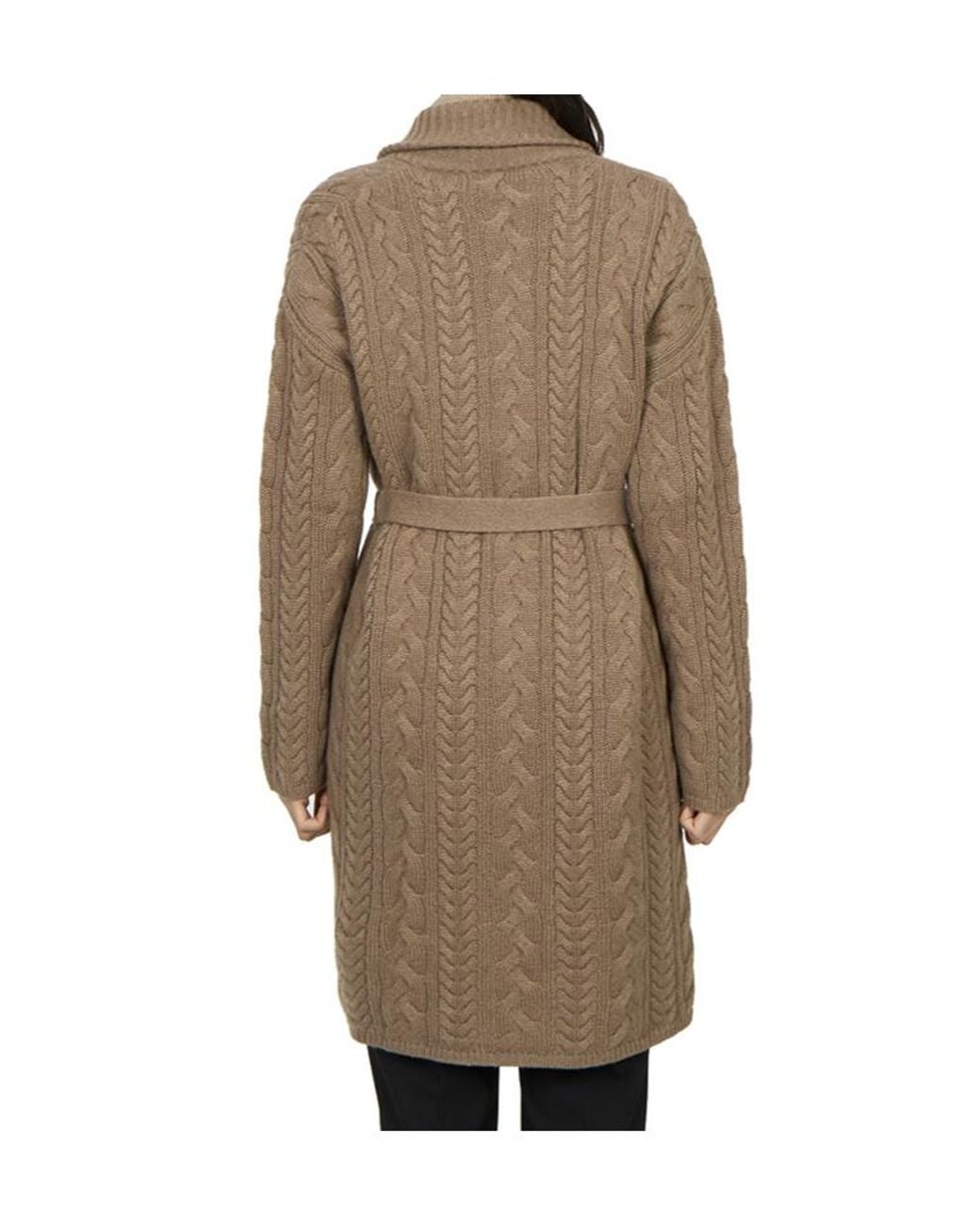 Max Mara Brown Long-Sleeved Cardigan