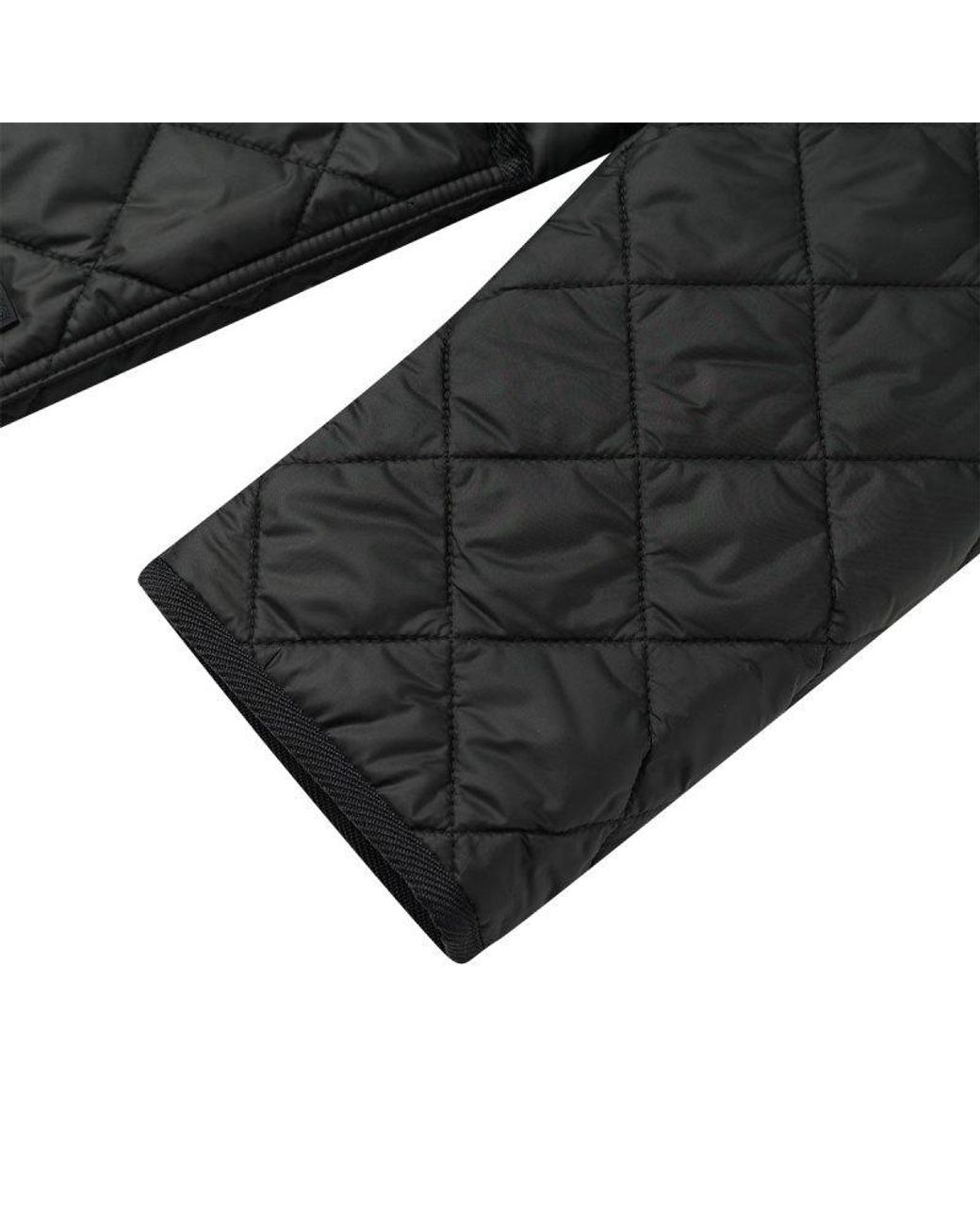 Burberry Black Long-Sleeved Cotton-Padded Jacket for men
