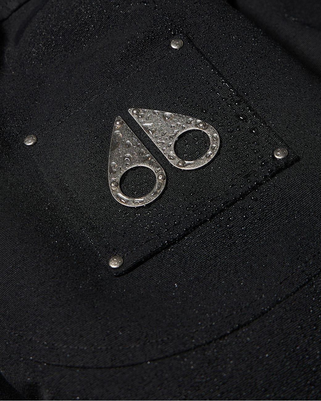 Moose Knuckles Black Original 3Q Down Jacket
