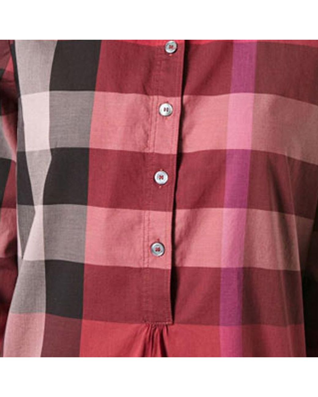 Burberry Red Plaid Shirt