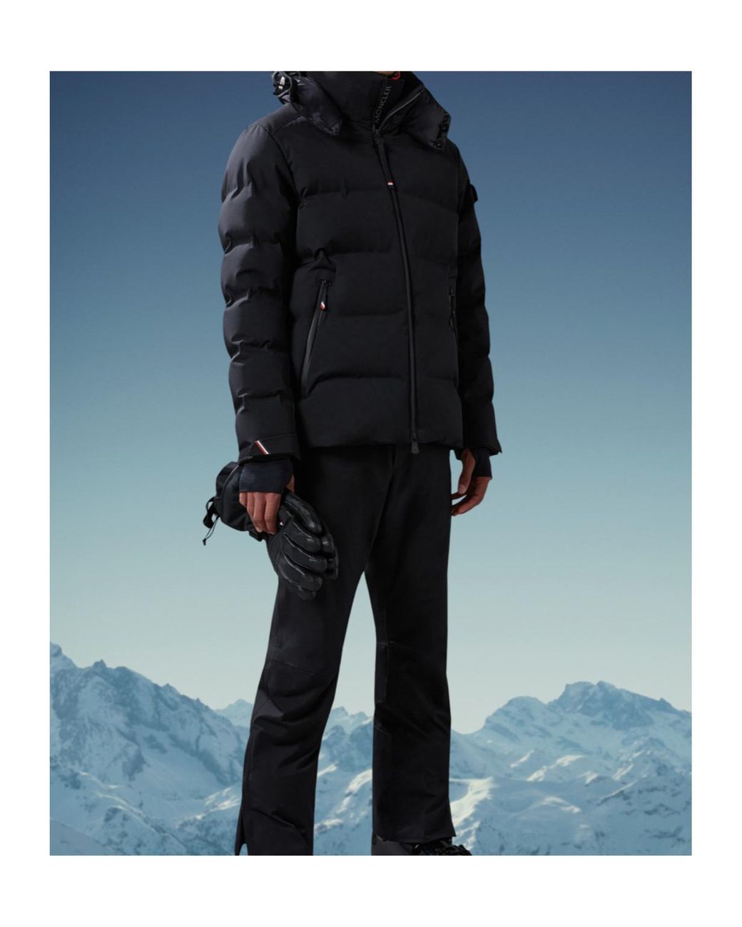 Moncler Black Montgetech Down Jacket for men