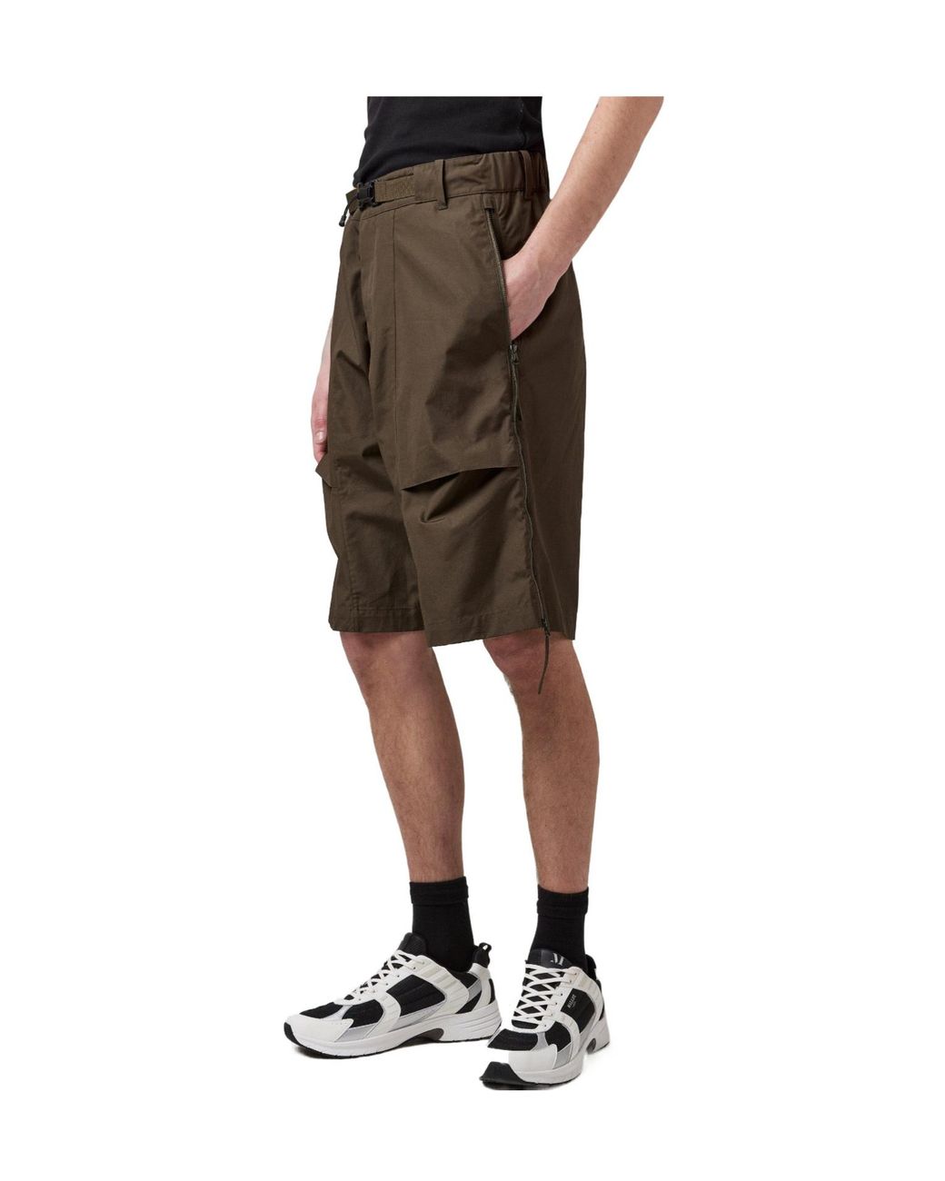 C P Company Green Cargo Shorts for men