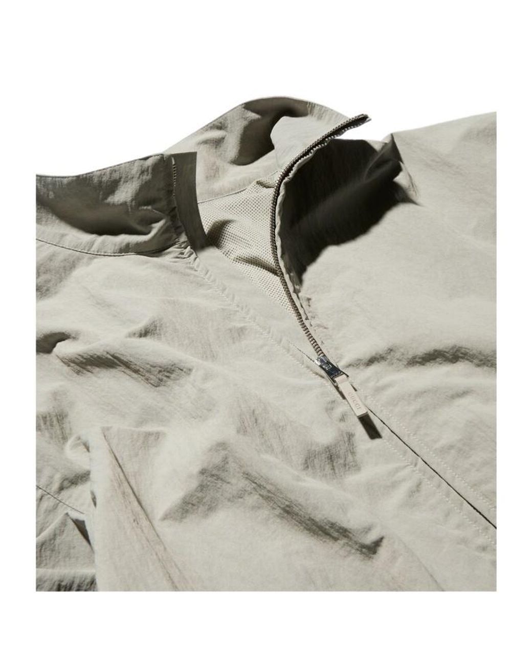 Gucci Multicolor Froissé Nylon Faille Zip Jacket With Embroidery for men