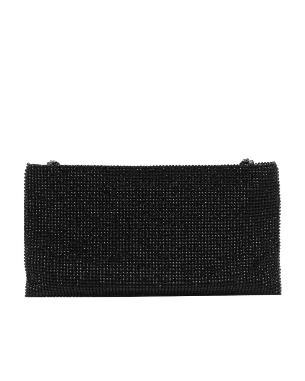 Benedetta Bruzziches Black Die Another Day Embellished Zipped Shoulder Bag