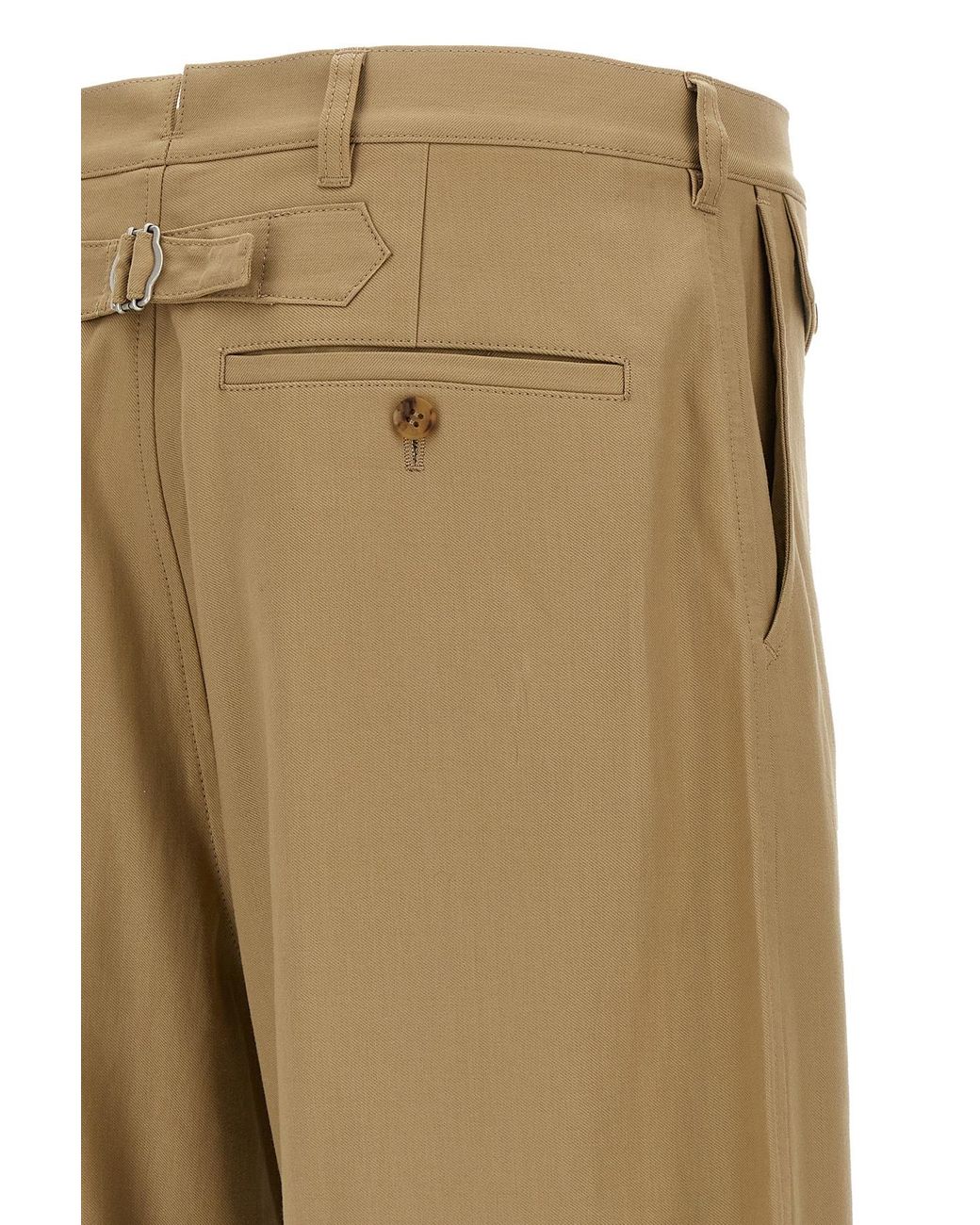 Comme des Garçons Natural Triple Layer Wide-Leg Trousers for men