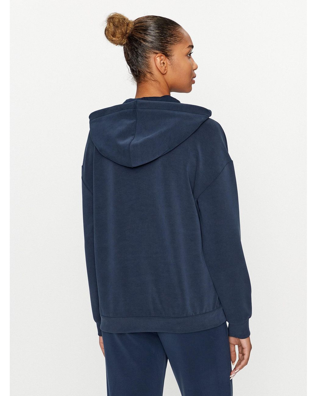EA7 Blue Long-Sleeved Sweater