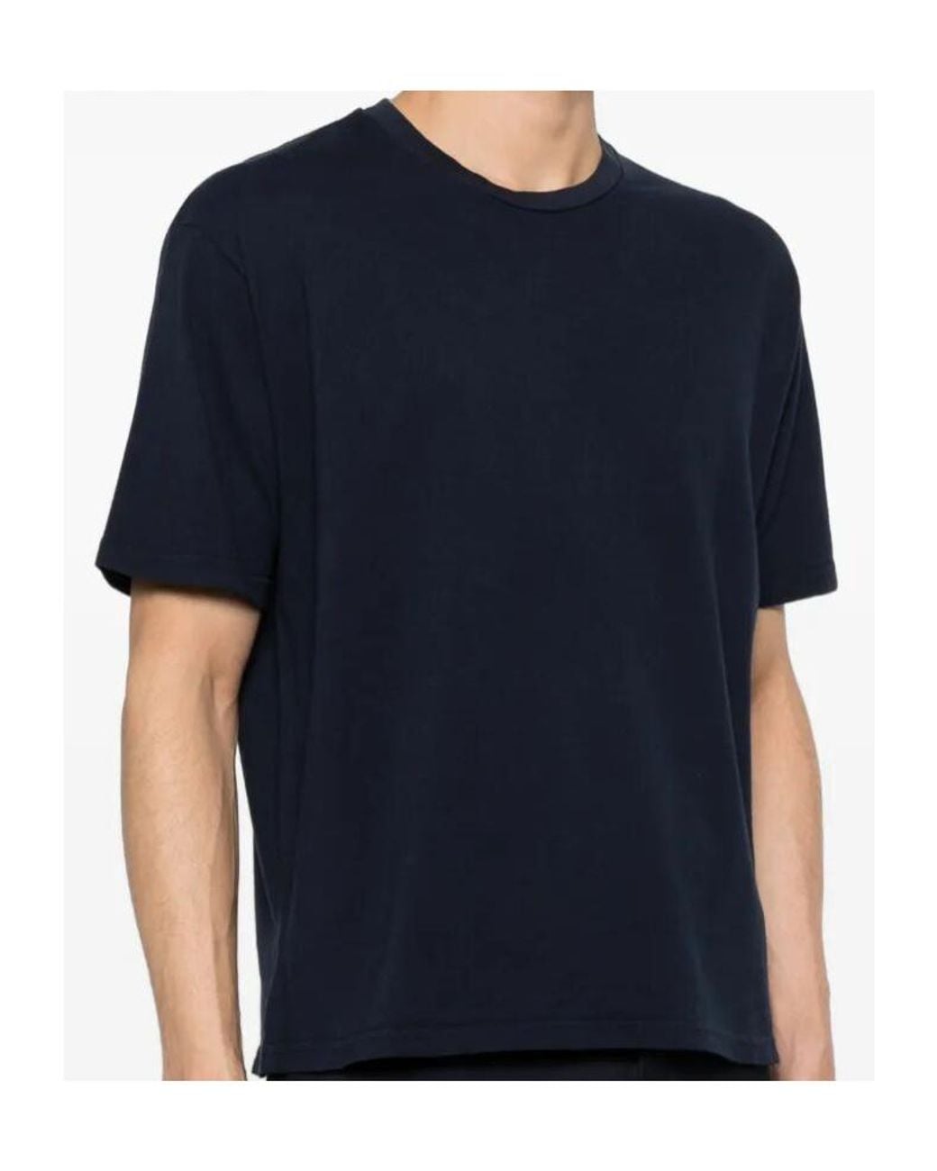 Roberto Collina Blue Short-Sleeved T-Shirt for men