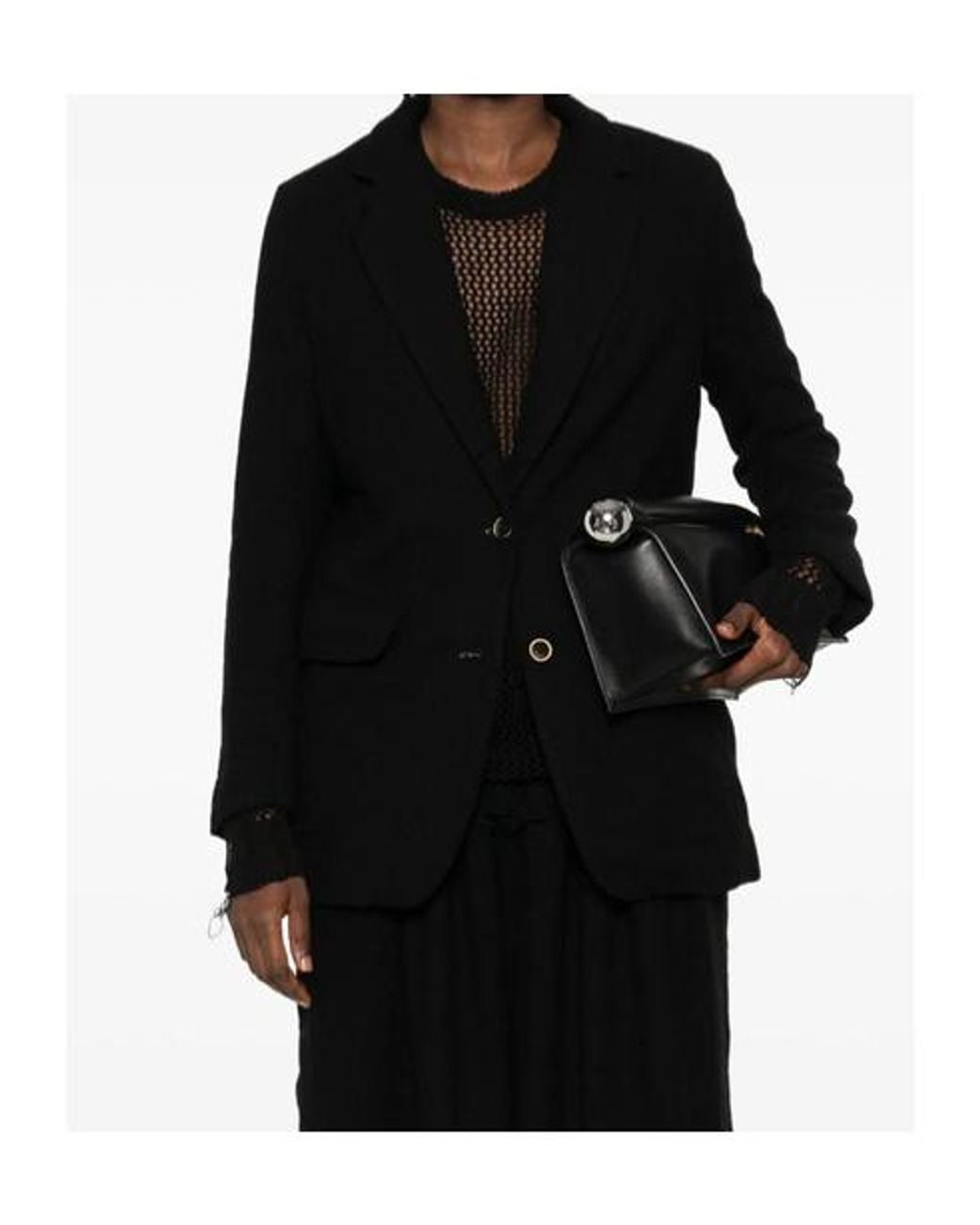 Uma Wang Black Long Sleeve Jacket
