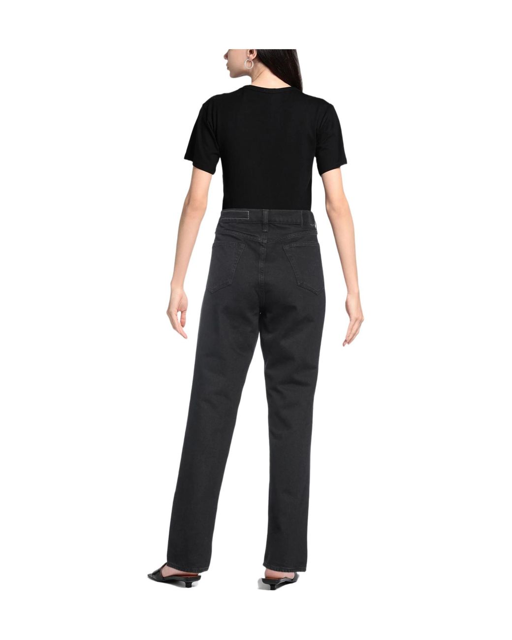 Rag & Bone Black Straightleg Jeans