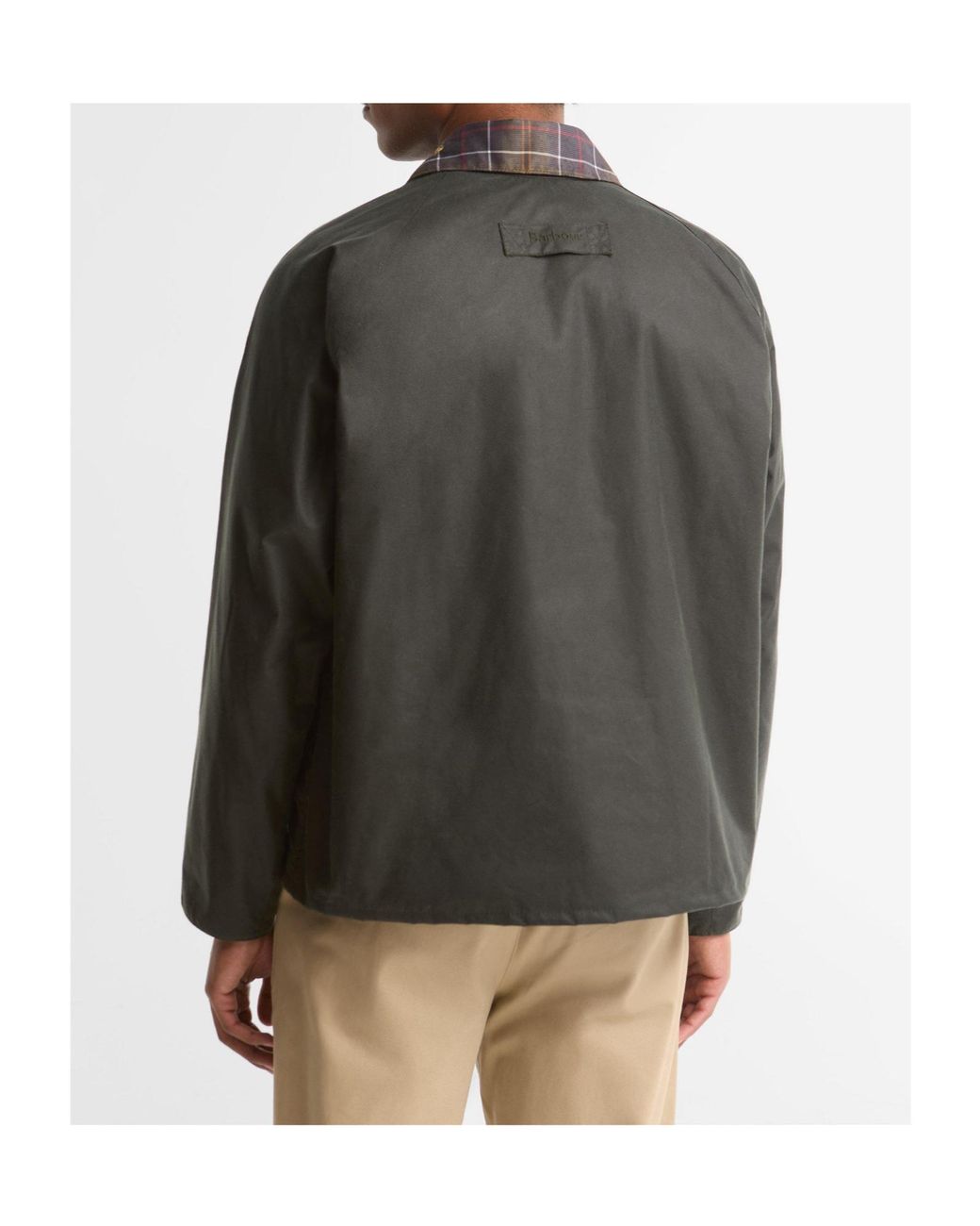 Barbour Black Waxed Utility Jacket for men