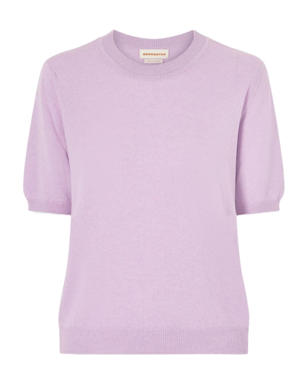 &Daughter Purple Cropped T-Shirt