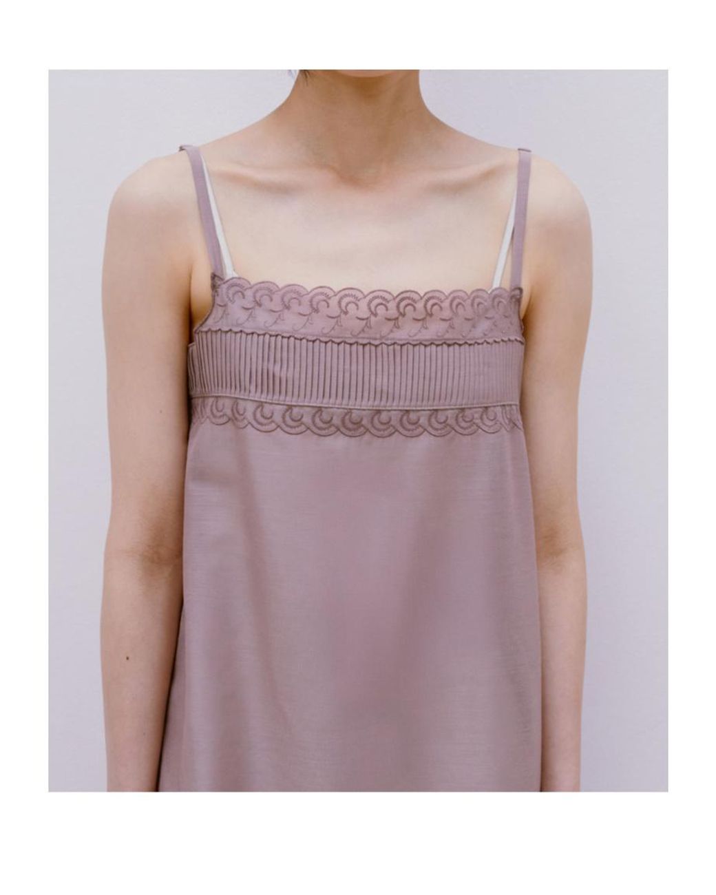 Low Classic Brown See-Through Lace Mini Dress