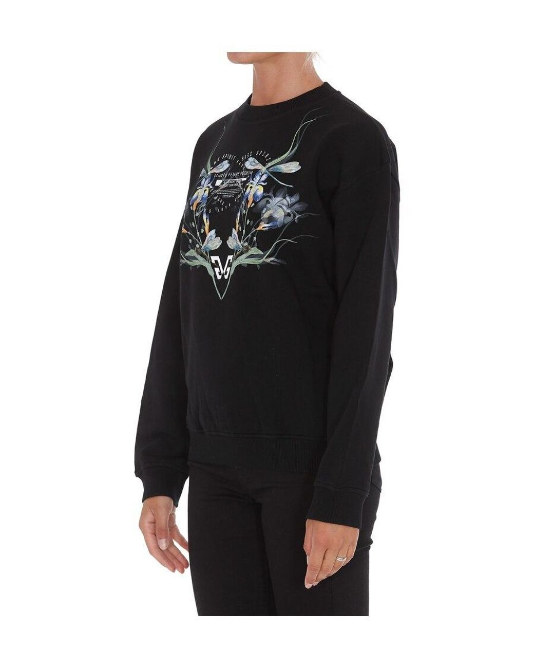 Givenchy Black Pattern Printed Hoodie