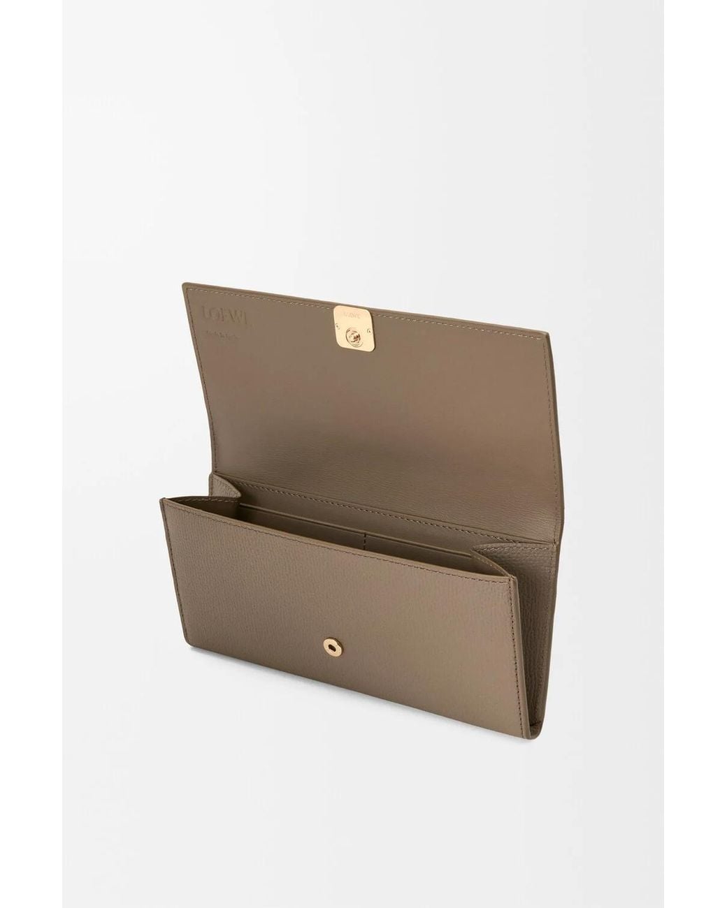 Loewe Gray Anagram Continental Wallet