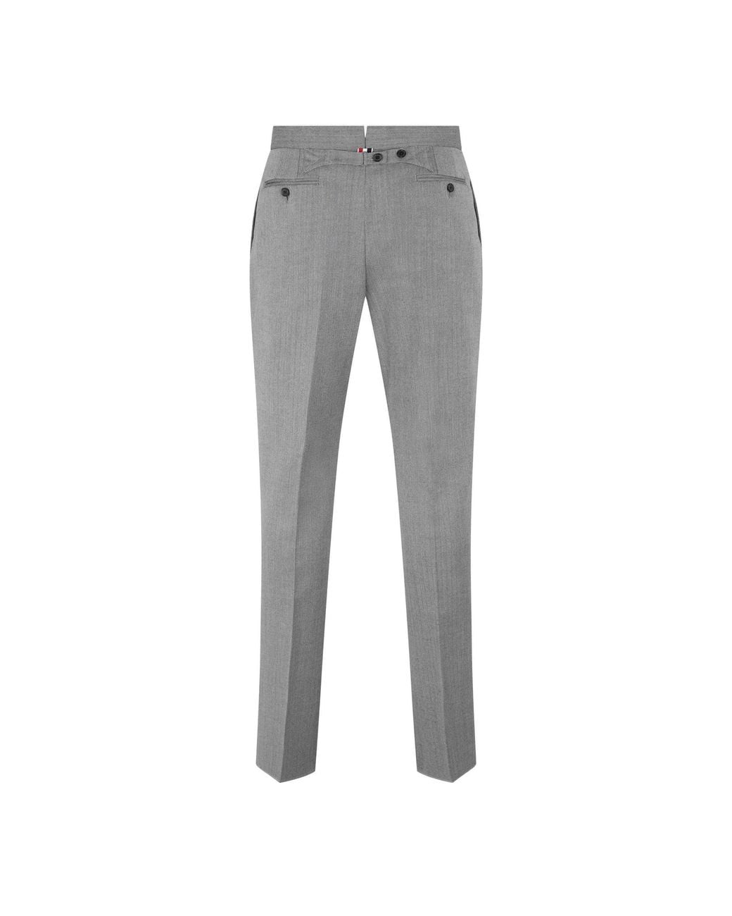 Thom Browne Gray Formal Business Trousers for men