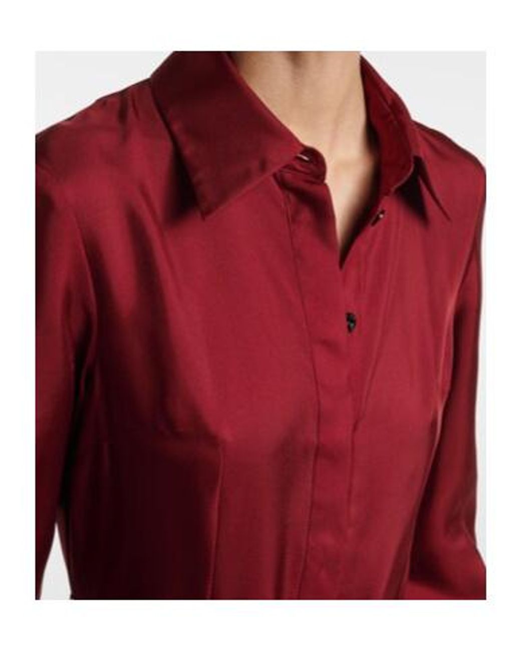 Emilia Wickstead Red Riko Belted Silk Twill Shirt Dress