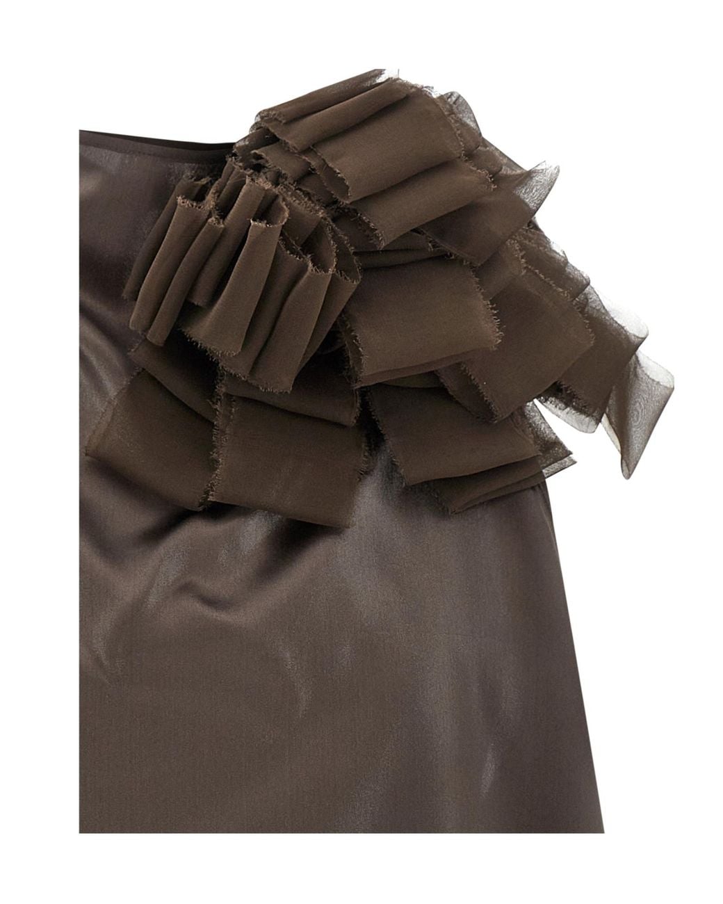 Magda Butrym Brown Sleeveless Tops
