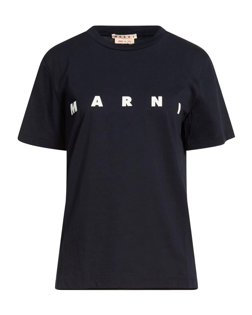Marni Black Logo Short-Sleeve T-Shirt