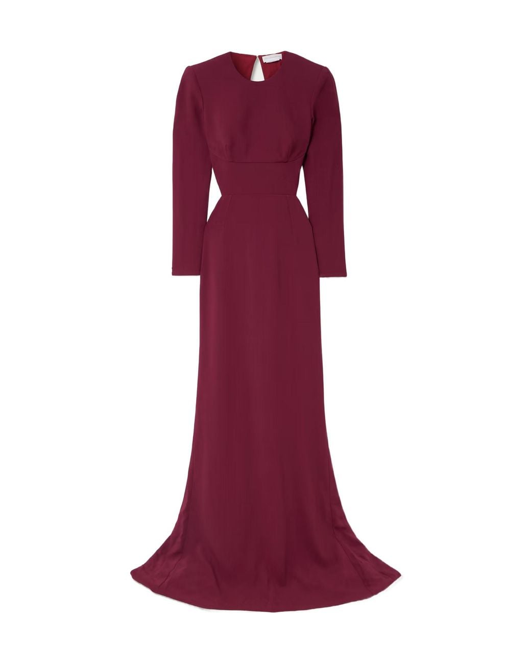 Stella McCartney Red Open-Back Cady Gown