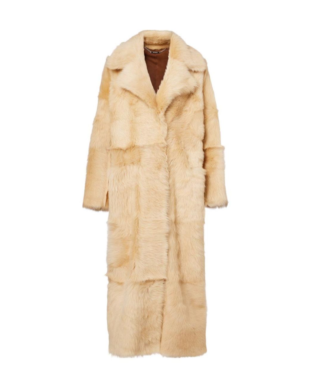Nour Hammour Natural Long-Sleeved Coat