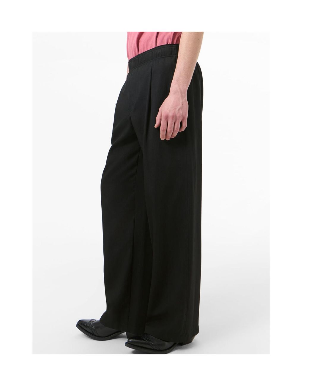 Our Legacy Black Pleated Relaxed Pants for men