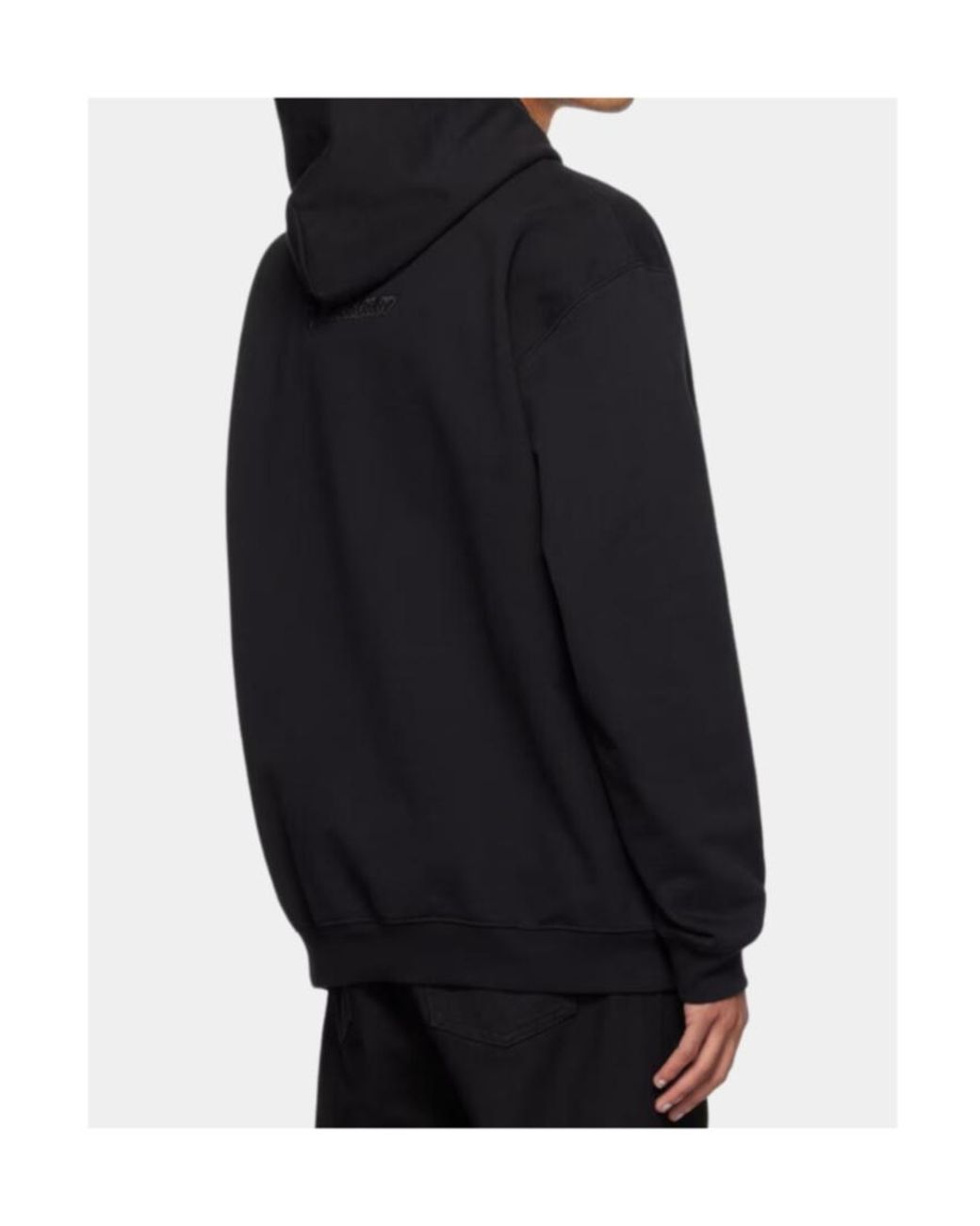 VTMNTS Black College Hoodie for men