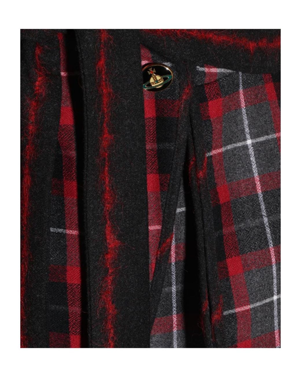 Vivienne Westwood Black Sleeveless Checked Top