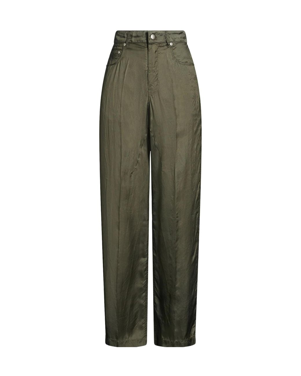 Rick Owens Green Casual Trousers