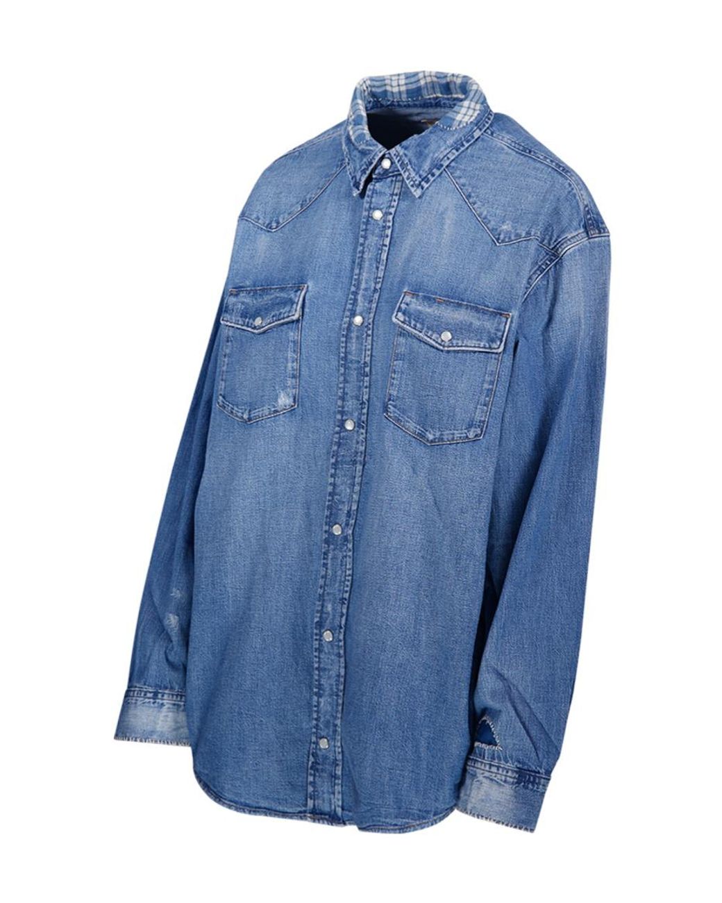 Polo Ralph Lauren Blue Buttoned Denim Shirt