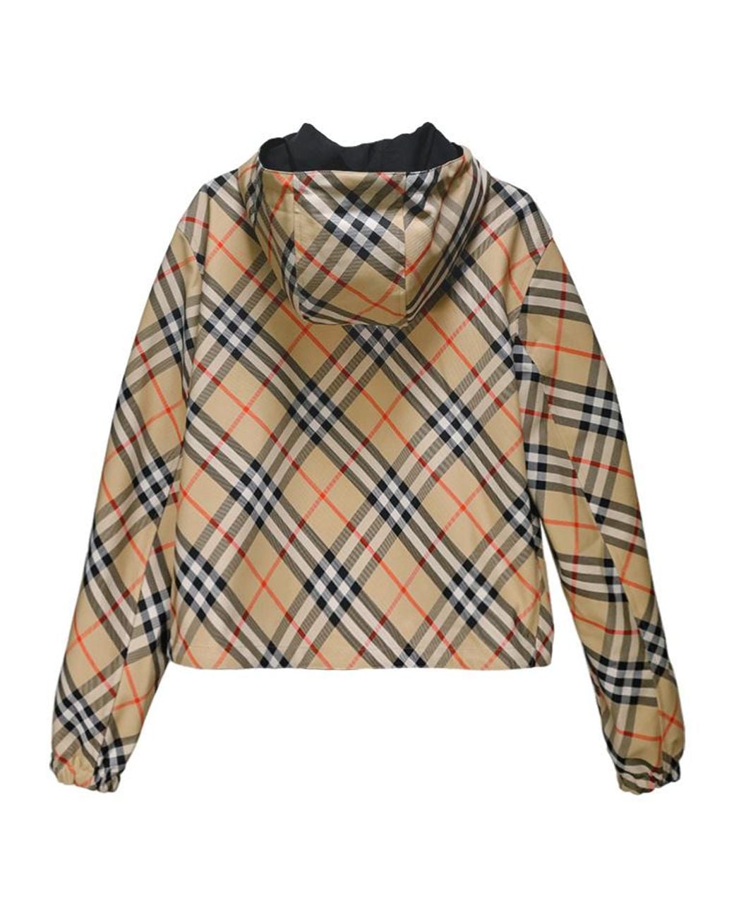 Burberry Multicolor Vintage Checked Reversible Hooded Jacket